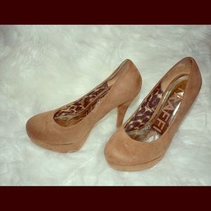 Traffic Taupe Suede Shoes